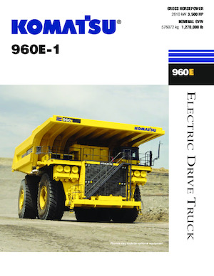 Muldenkipper-SKW Komatsu 960E-1