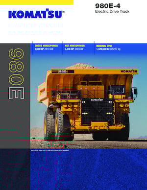 Muldenkipper-SKW Komatsu 980E-4