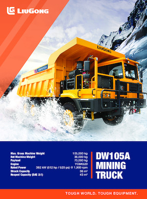 Muldenkipper-SKW Liugong DW105A