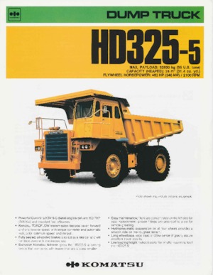 Muldenkipper-SKW Komatsu HD325-5