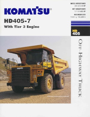 Muldenkipper-SKW Komatsu HD325-7