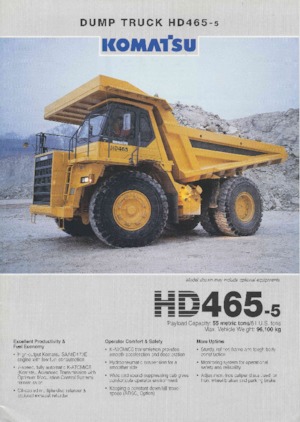 Muldenkipper-SKW Komatsu HD465-5