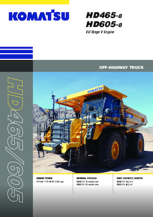 Muldenkipper-SKW Komatsu HD605-8E0