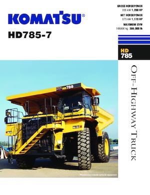 Muldenkipper-SKW Komatsu HD785-7