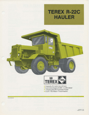 Muldenkipper-SKW Terex R-22C