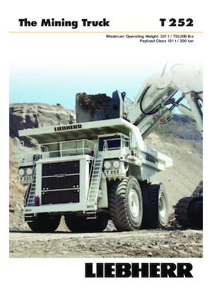 Muldenkipper-SKW Liebherr T 252