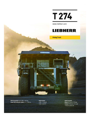 Muldenkipper-SKW Liebherr T 274