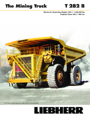 Muldenkipper-SKW Liebherr T282B