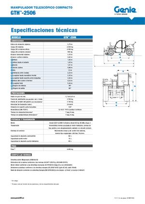 Teleskopen starr Genie GTH-2506