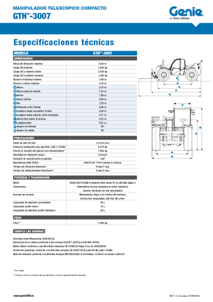 Teleskopen starr Genie GTH-3007