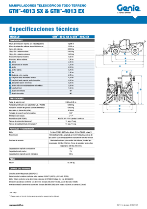 Teleskopen starr Genie GTH-4013 EX