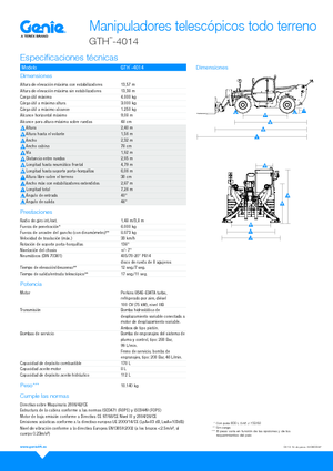 Teleskopen starr Genie GTH4014