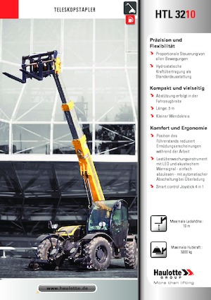 Teleskopen starr Haulotte HTL3210