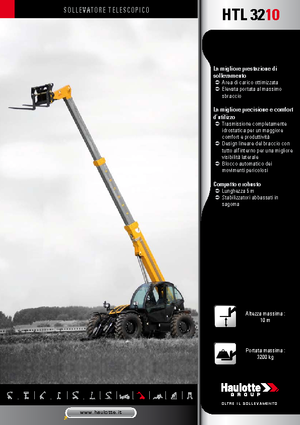 Teleskopen starr Haulotte HTL3210