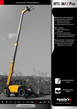 Teleskopen starr Haulotte HTL3617