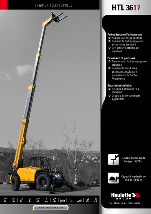 Teleskopen starr Haulotte HTL3617