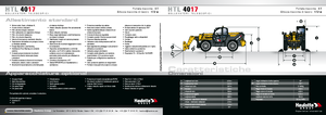 Teleskopen starr Haulotte HTL4017