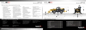 Teleskopen starr Haulotte HTL4017