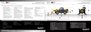 Teleskopen starr Haulotte HTL4017
