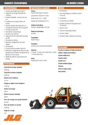 Teleskopen starr JLG L 2906 H
