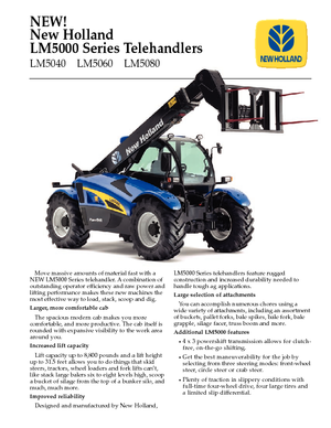 Teleskopen starr New Holland LM 5060 (250)
