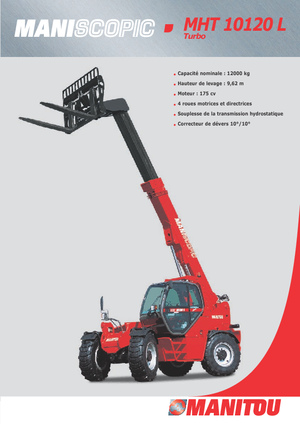 Teleskopen starr Manitou MHT 10120 L Turbo