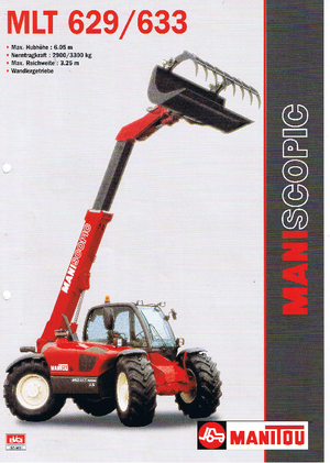 Teleskopen starr Manitou MLT 629