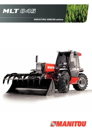 Teleskopen starr Manitou MLT 845-120 LSU