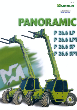 Teleskopen starr Merlo P 26.6 LPT/SPT