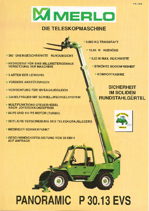 Teleskopen starr Merlo P 30.13 EVS