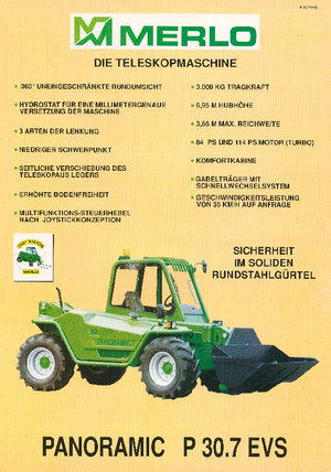 Teleskopen starr Merlo P 30.7 EVS