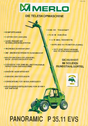 Teleskopen starr Merlo P 35.11 EVS