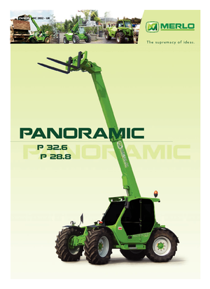 Teleskopen starr Merlo Panoramic P 32.6 L Plus