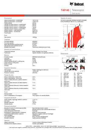 Teleskopen starr Bobcat T 40140