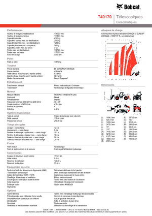 Teleskopen starr Bobcat T 40170