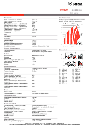 Teleskopen starr Bobcat T 40170