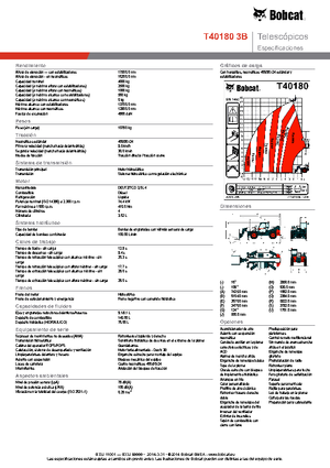 Teleskopen starr Bobcat T40180 IIIB