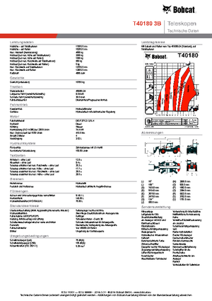 Teleskopen starr Bobcat T40180 IIIB