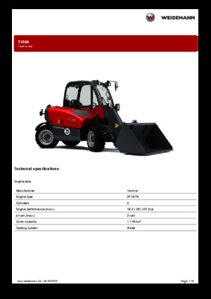 Teleskopen starr Weidemann T4108