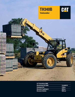 Teleskopen starr Caterpillar TH340B