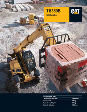 Teleskopen starr Caterpillar TH350B
