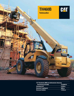 Teleskopen starr Caterpillar TH 460 B