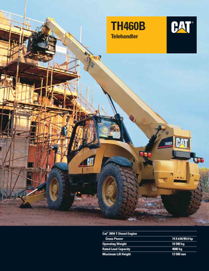 Teleskopen starr Caterpillar TH 460 B