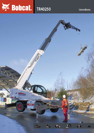 Teleskopen mit Oberwagen Bobcat TR40250