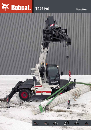 Teleskopen mit Oberwagen Bobcat TR45190