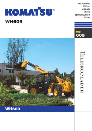 Teleskopen starr Komatsu WH609