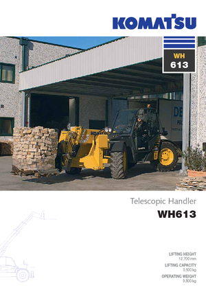 Teleskopen starr Komatsu WH613