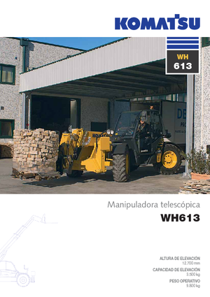 Teleskopen starr Komatsu WH613
