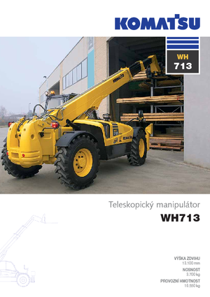 Teleskopen starr Komatsu WH713