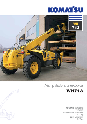 Teleskopen starr Komatsu WH713